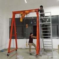 中山定製各種尺寸遙控升降移動龍門架 簡易龍門鋼製龍門架