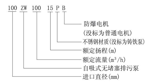 ZW自吸無堵塞排汙泵