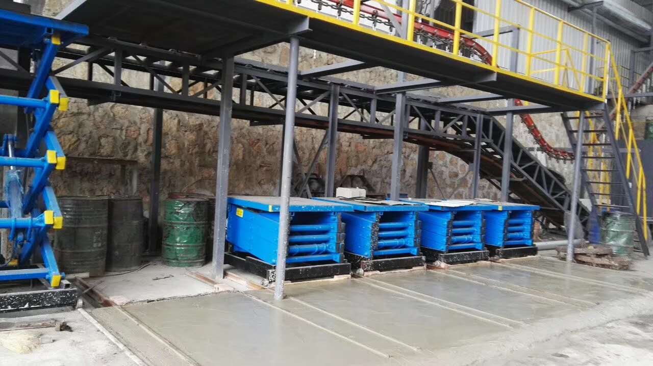 剪叉固定液壓升降平台