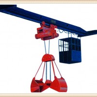 成都單梁抓鬥起重機-