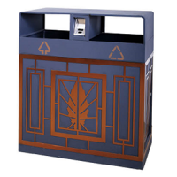 河南天祥 戶外垃圾桶環衛垃圾箱二分類果皮箱 廠家支持批發定製