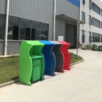 戶外果皮箱環保垃圾桶多色垃圾箱 廠家直銷支持批發定製河南天祥