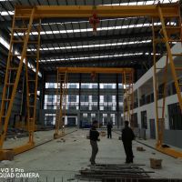 陝西西安有軌小龍門安裝—西安天成起重機