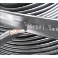 河南電纜廠家專業生產批發銷售扁電纜3×6+5×1.5mm²