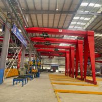 湖北省宜昌市半門式龍門吊起重機，龍門吊，行吊