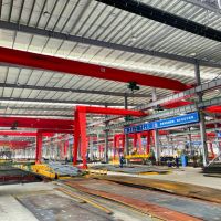 湖北省宜都市半門式龍門吊起重機，龍門吊，行吊